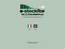 Tablet Screenshot of e-stockflow.it